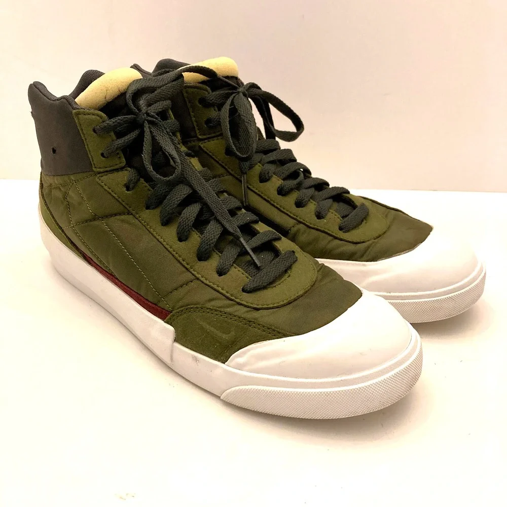 Nike Men's Drop-Type LX Mid Fashion Sneakers Legion Green Size‎ 9.5
